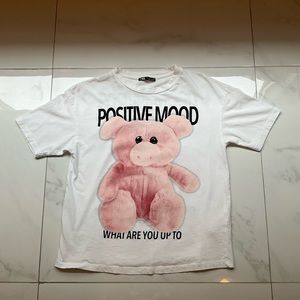 Zara positive mood bear t-shirt